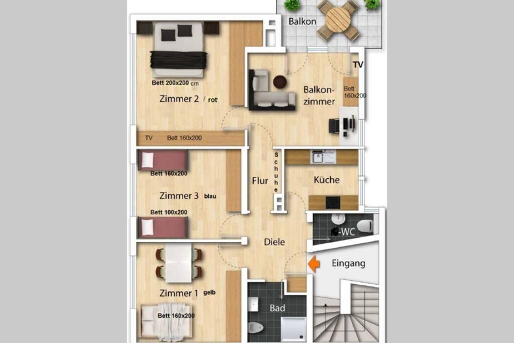 Grosse Wohnung 20 Km Von Koeln Bis Zu 17 Personen Rösrath Exterior foto